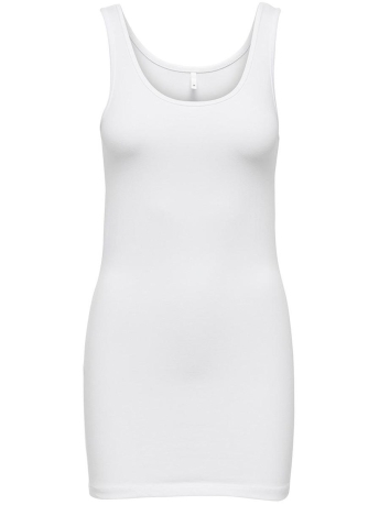 Only Top ONLLIVE LOVE LIFE S/L LONG TANK TOP 15060061 White