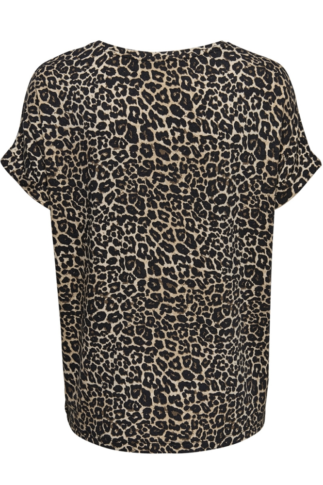 onlMOSTER AOP S/S TOP JRS 15182852 Black/LEO AOP