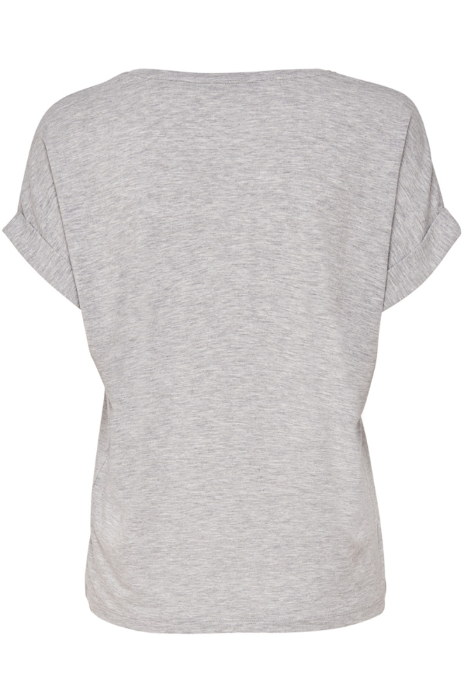 onlMOSTER S/S O-NECK TOP NOOS JRS 15106662 Light Grey Melange