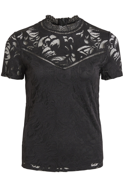 Vila vistasia lace s/s top - noos