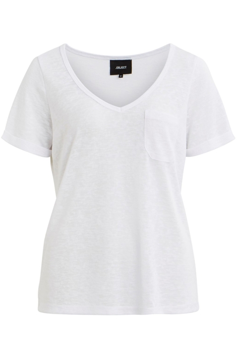 Object objtessi slub s/s v-neck noos