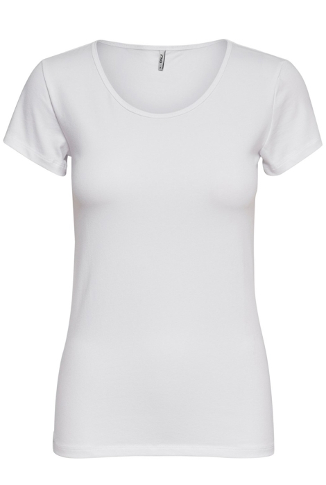 s/s love noos jr only top onllive o-neck t-shirt white 15205059