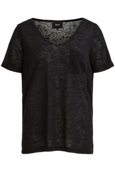 Object objtessi slub s/s v-neck noos