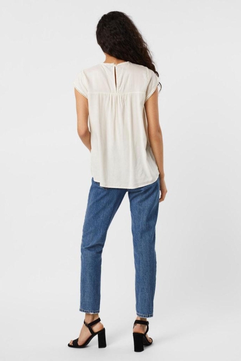 Vero Moda vmdebbie pleat s/l top ga noos