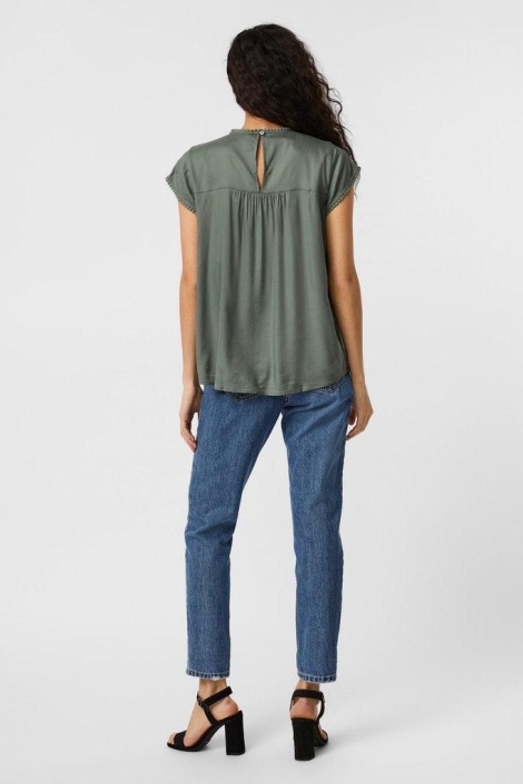 Vero Moda vmdebbie pleat s/l top ga noos