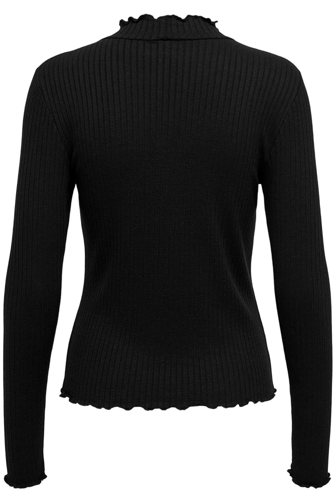 JDYFRANSISKA L/S RIB TOP JRS NOOS 15228065 Black