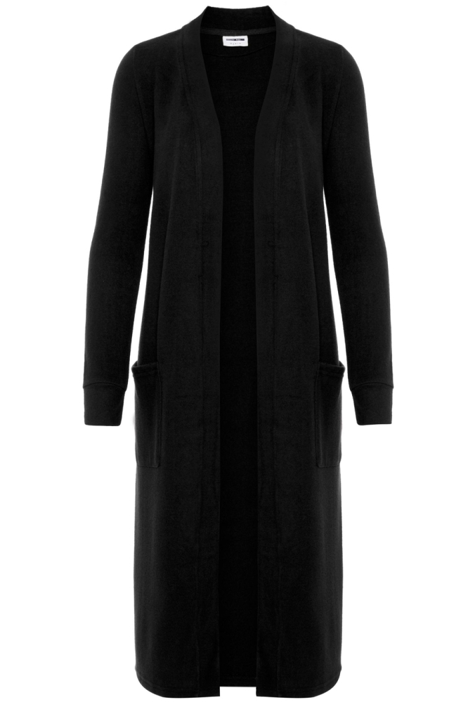 NMCITY L/S LONG CARDIGAN NOOS 27008836 Black