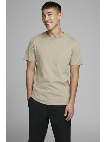 Jack & Jones T-shirt JJEORGANIC BASIC TEE SS O-NECK NOOS 12156101 Crockery/SLIM