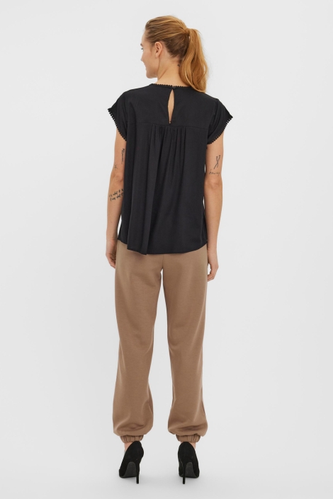 Vero Moda vmdebbie pleat s/l top ga noos