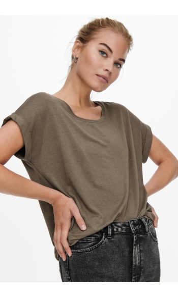 ONLMOSTER S/S O-NECK TOP NOOS JRS 15106662 CARIBOU