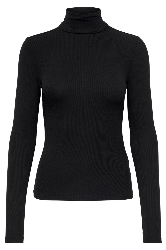 ONLSILLE ROLL NECK TOP JRS NOOS 15256046 BLACK