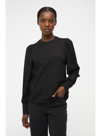 Object T-shirt OBJCAROLINE L/S TOP NOOS 23040526 Black