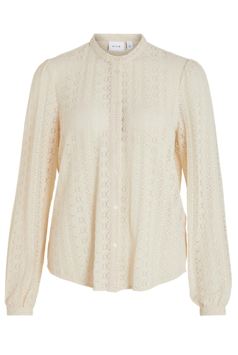 Vila vichikka lace l/s shirt- noos