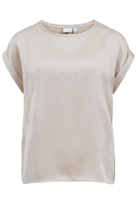 Vila viellette s/s satin top - noos