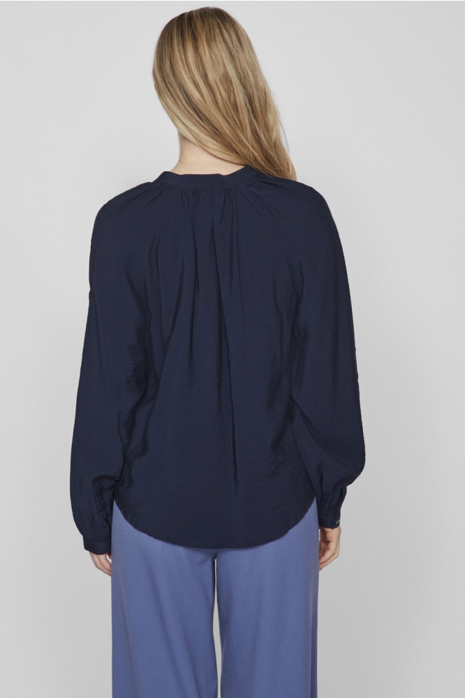 VIDOGMA L/S LACE TOP/PB 14098737 NAVY BLAZER