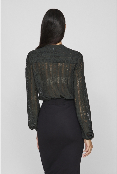 Vila vichikka lace l/s shirt- noos