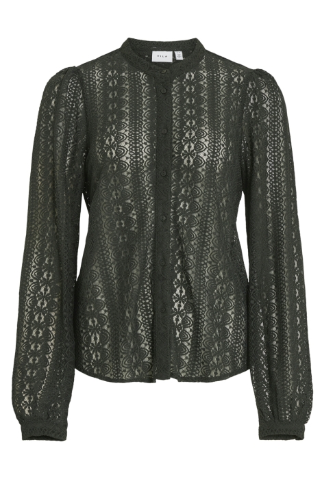 Vila vichikka lace l/s shirt- noos