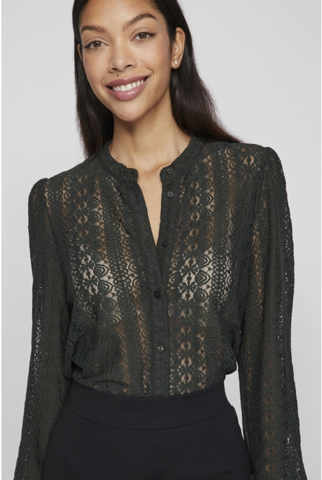 Vila vichikka lace l/s shirt- noos