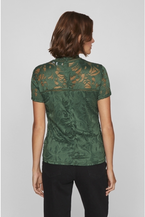 Vila vistasia lace s/s top - noos