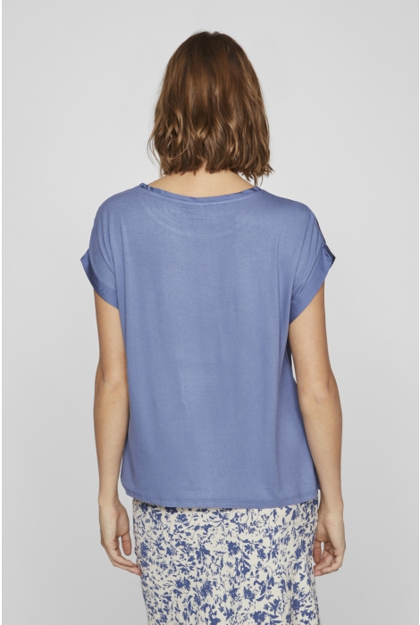 Vila viellette s/s satin top - noos