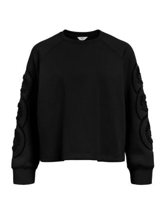 Object Trui OBJDORINA LO L/S SWEAT TOP 134 23045024 BLACK