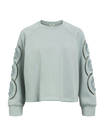 Object Trui OBJDORINA LO L/S SWEAT TOP 134 23045024 SLATE