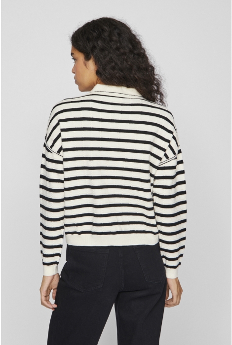 Vila vimalfine l/s polo knit top