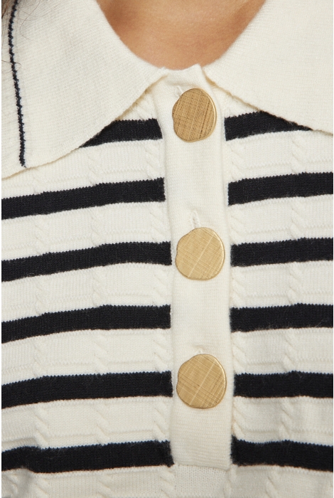 Vila vimalfine l/s polo knit top