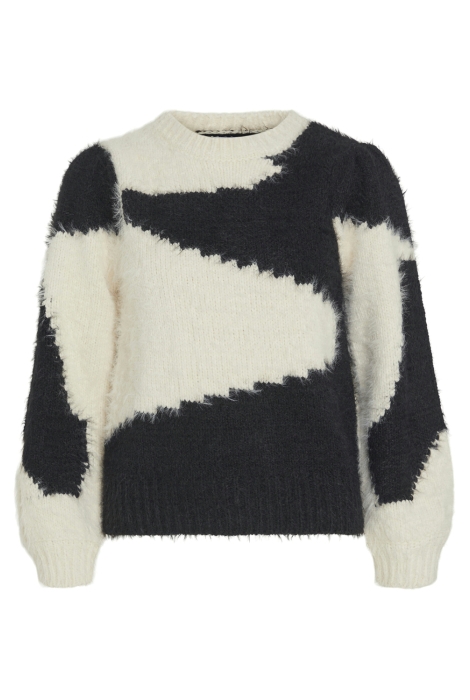 Vila vikunnuo o-neck ls knit top