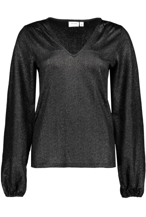 Vila vishinea v-neck l/s top