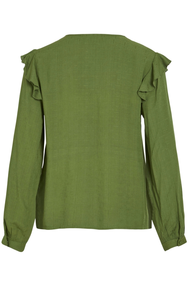 VIDESTINA V-NECK L/S TOP/PR/BF 14101043 CACTUS