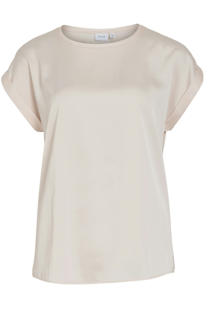 VIELLETTE S/S SATIN TOP - NOOS 14059563 Rosewater