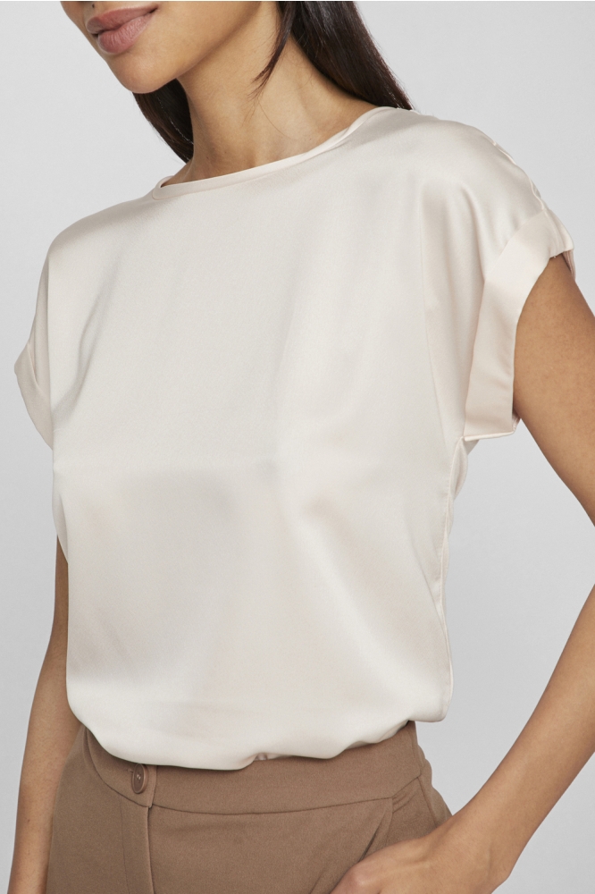 VIELLETTE S/S SATIN TOP - NOOS 14059563 Rosewater