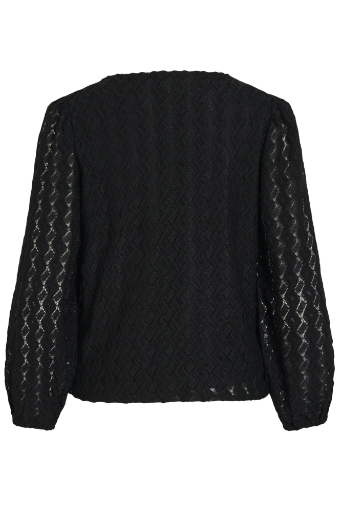 VIFERYA V-NECK L/S TOP/R/BF 14099604 BLACK BEAUTY