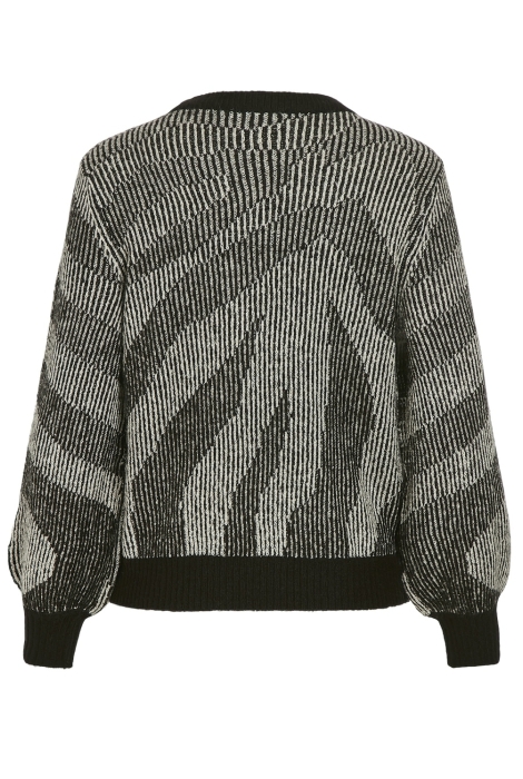 Vila vipinna l/s o-neck jacquard knit to