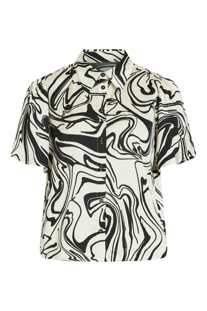 VIONELIA 2/4 SHIRT 14103918 BIRCH/GRAPHIC