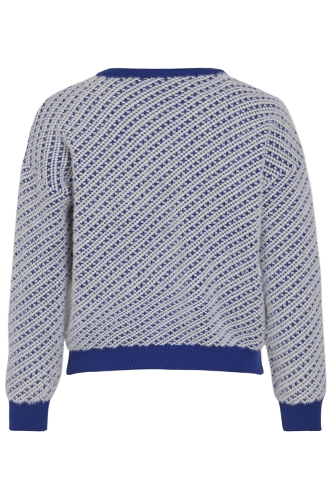 Vila viashley o-neck l/s jacquard knit t