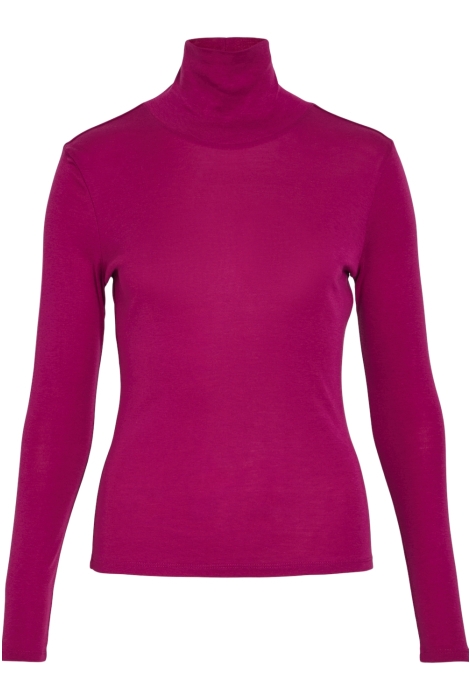 Vila vijolini roll neck l/s top/r