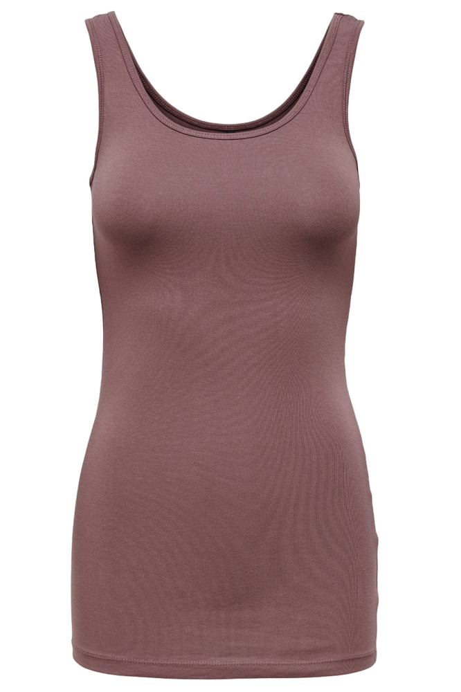 ONLLIVE LOVE S/L TANK TOP NOOS 15095808 ROSE BROWN