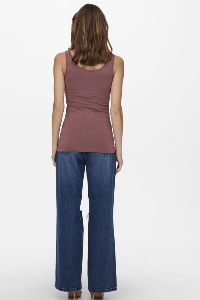 ONLLIVE LOVE S/L TANK TOP NOOS 15095808 ROSE BROWN