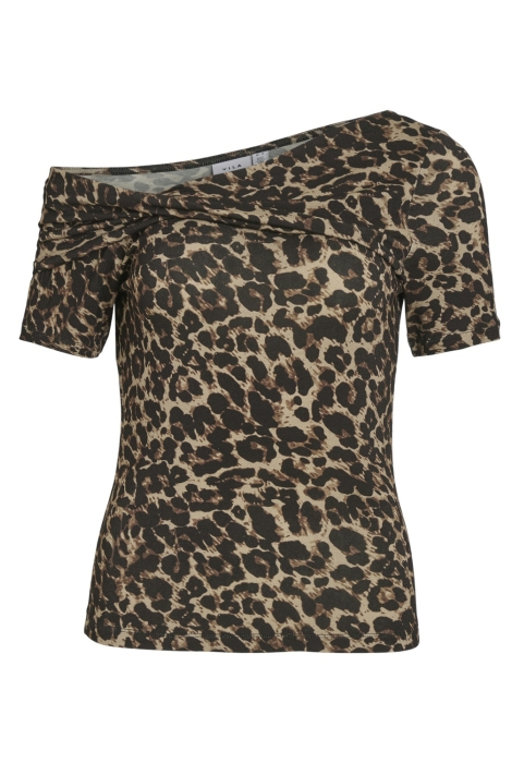 Vila visuri s/s printed twist top