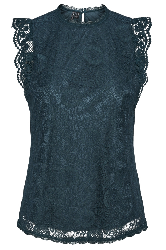PCOLLINE SL LACE TOP NOOS 17120454 Reflecting Pond