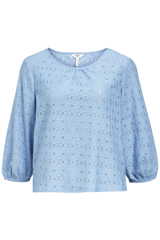 OBJLAILA 3/4 RE TOP NOOS 23045724 COMFLOWER BLUE