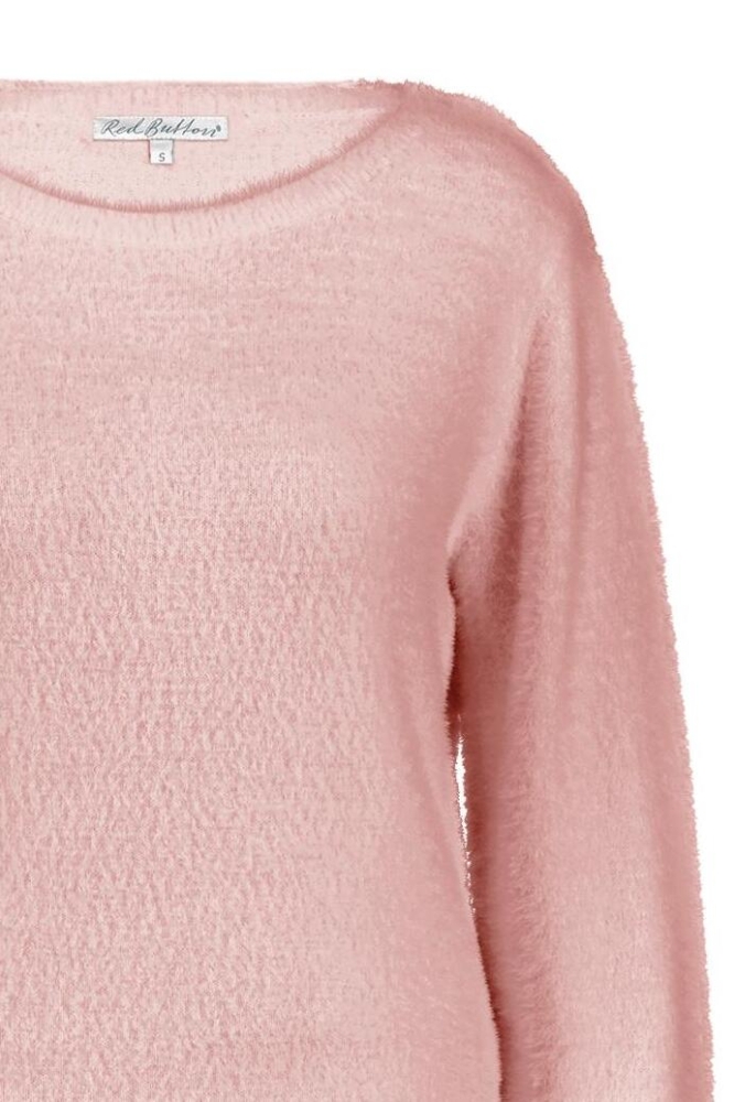 BODI FLUFFY SWEATER SRB4342 343 OLD ROSE