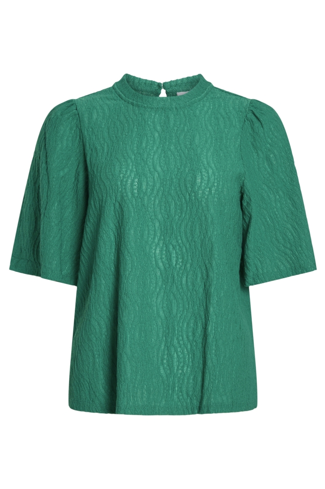 VISHINA S/S TOP 14108119 ULTRAMARINE GREEN