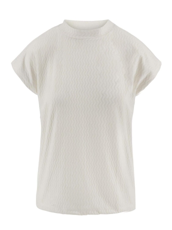 Zusss T-shirt TURTLE TOP MET STRUCTUUR 0304 061 CREME