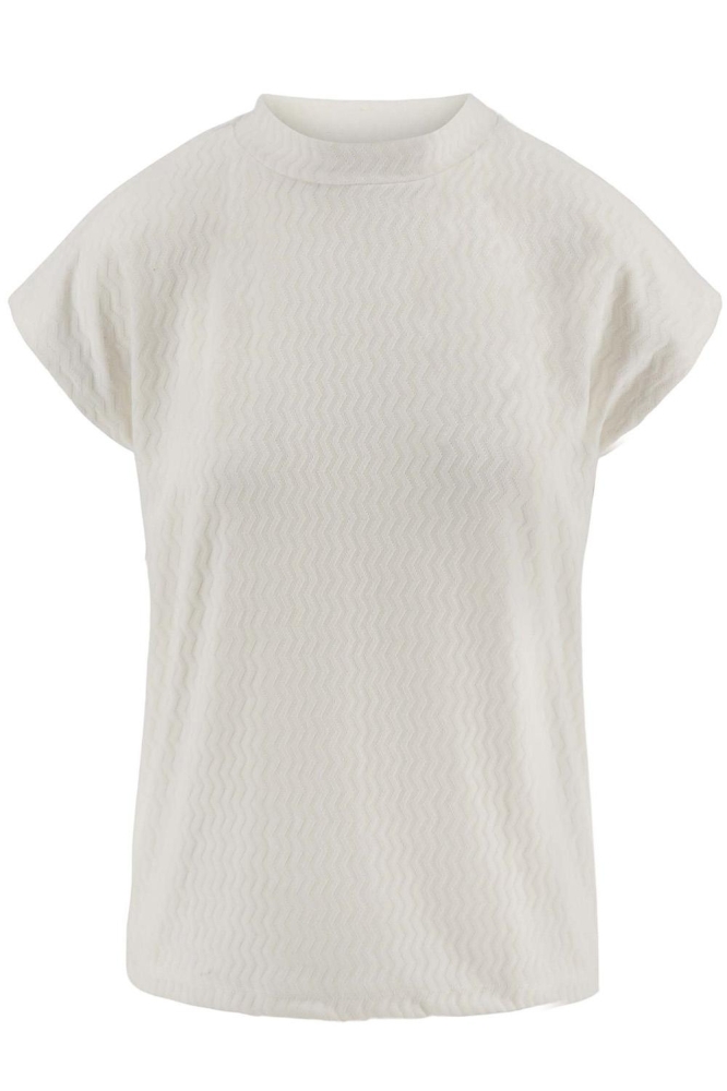 TURTLE TOP MET STRUCTUUR 0304 061 CREME