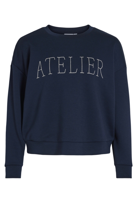 Vila visiffi atelier o-neck l/s top/pb