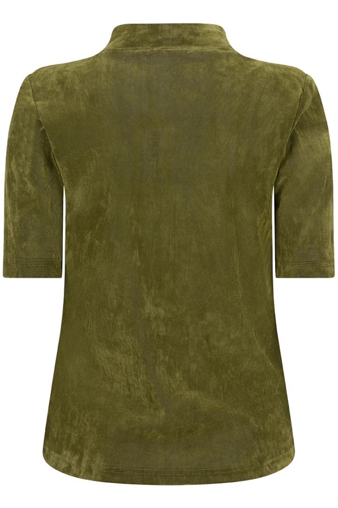 TOP TURTLE VELOURS STRETCH F24 05515 314 MOSS GREEN