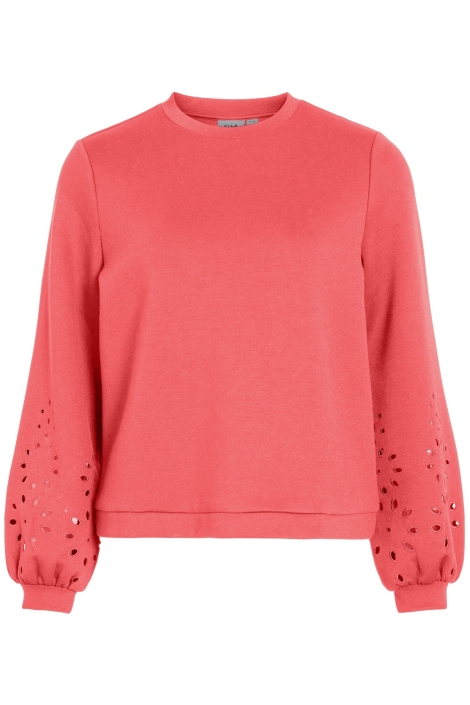 Vila visiffen emb o-neck l/s top/r